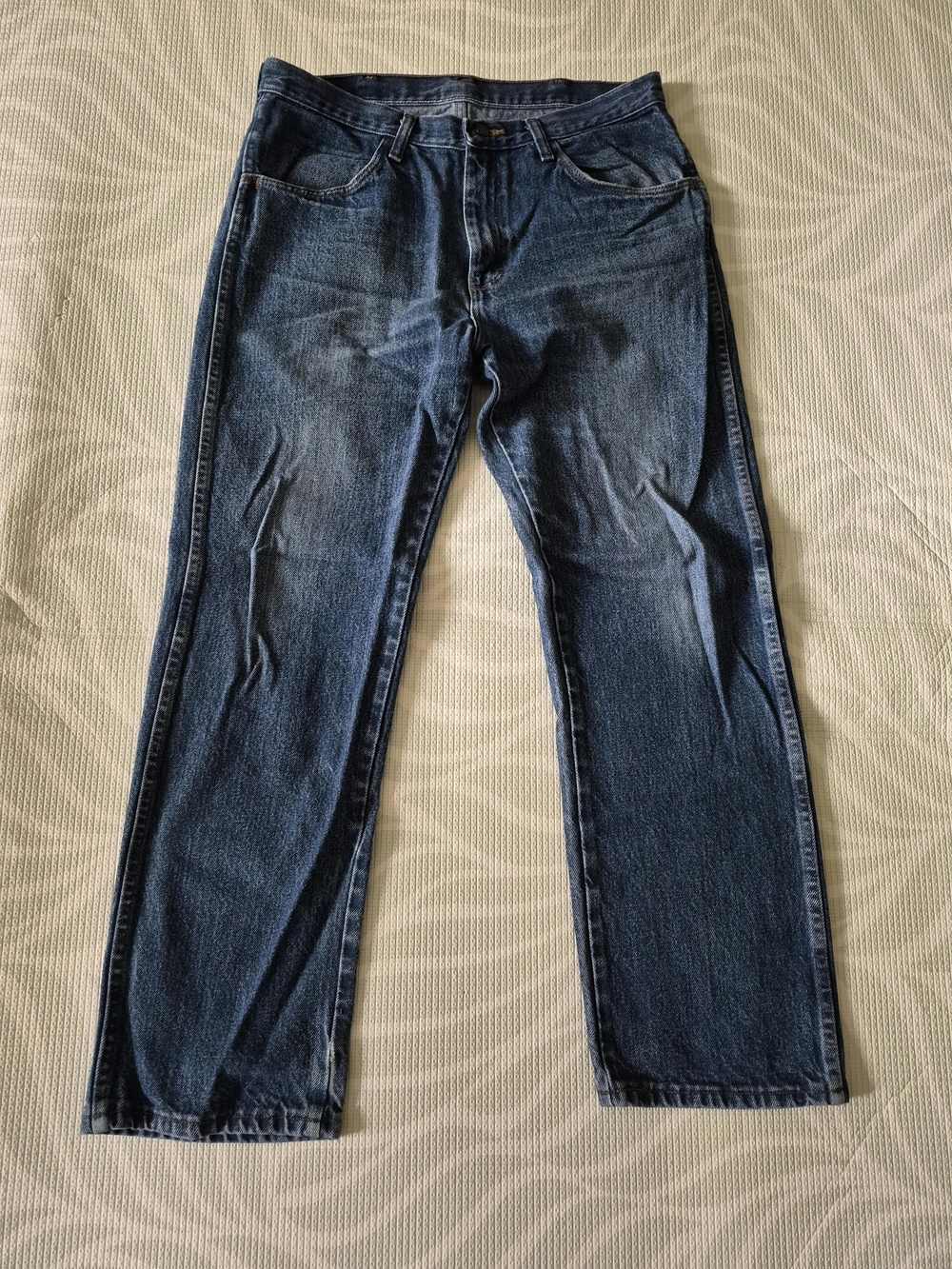 Rustler Men's Indigo Straight-Leg Jeans